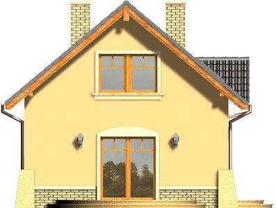 Фасад дома HIA-4499-84 Фасад дома HIA-4499-84